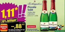 Norma Rotkäppchen Piccolo Sekt Angebot