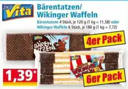 Norma Vita Bärenatzen/Wikinger Waffeln Angebot