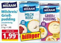 Norma Milram Milchreis Angebot