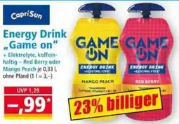 Norma CapriSun Energy Drink Game on Angebot
