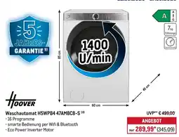 METRO Hoover Waschautomat H5WPB4 47AMBC8-S Angebot