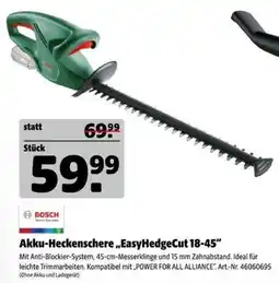 Hagebau Akku-Heckenschere „EasyHedgeCut 18-45“ Angebot