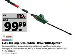 Hagebau BOSCH Akku-Teleskop-Heckenschere „Universal HedgePole“ Angebot