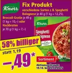 Norma Knorr Fix Produkt Angebot