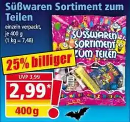 Norma Süßwaren Sortiment zum Teilen Angebot
