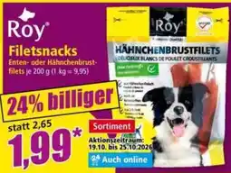Norma Roy Filetsnacks Angebot