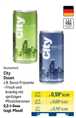METRO City Dosen Angebot