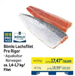 METRO Bömlo Lachsfilet Angebot