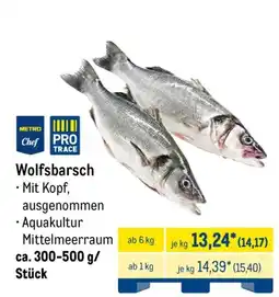 METRO Wolfsbarsch Angebot