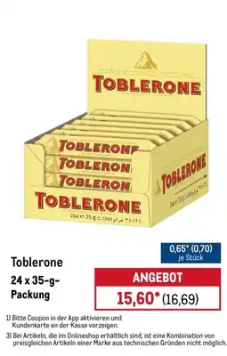 METRO Toblerone Angebot