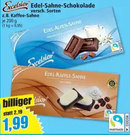 Norma Excelsior Edel-Sahne-Schokolade Angebot