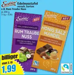 Norma Excelsior Edelnusstafel Angebot