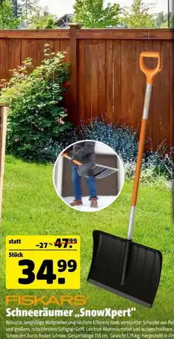 Hagebau FISKARS Schneeräumer „SnowXpert“ Angebot