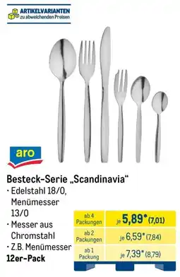 METRO Besteck-Serie „Scandinavia“ aro Angebot