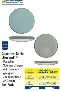 METRO Geschirr-Serie "Noromi" Angebot