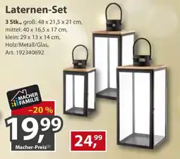 Sonderpreis Baumarkt Laternen-Set Angebot