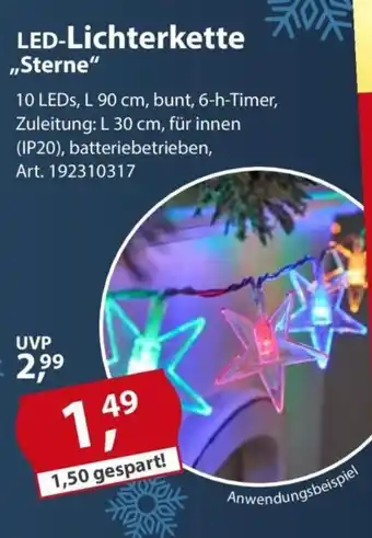 LED-Lichterkette "Sterne"