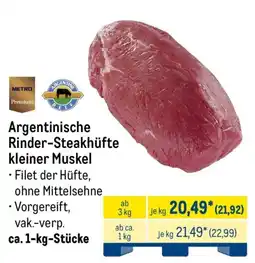 METRO Argentinische Rinder-Steakhüfte Angebot
