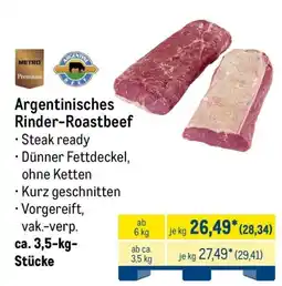 METRO Argentinisches Rinder-Roastbeef Angebot