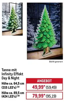 METRO Tanne mit Infinity Effekt Day & Night Angebot