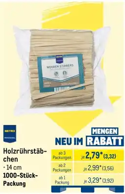 METRO METRO Holzrührstäbchen Angebot
