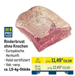 METRO Rinderbrust ohne Knochen Angebot