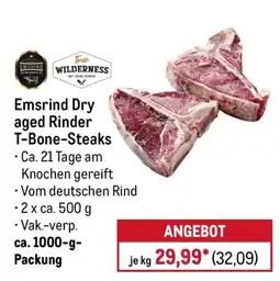 METRO Emsrind Dry aged Rinder T-Bone-Steaks Angebot