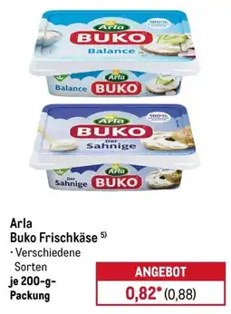 METRO Arla Buko Frischkäse Angebot