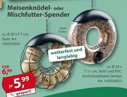 Sonderpreis Baumarkt Meisenknödel- oder Mischfutter-Spender Angebot