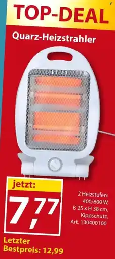 Sonderpreis Baumarkt Quarz-Heizstrahler Angebot