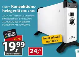 Sonderpreis Baumarkt Güde Konvektionsheizgerät GKH 2000 Angebot