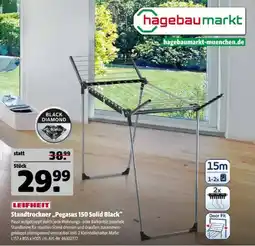 Hagebau LEIFHEIT Standtrockner „Pegasus 150 Solid Black“ Angebot