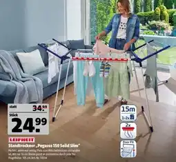 Hagebau LEIFHEIT Standtrockner „Pegasus 150 Solid Slim“ Angebot