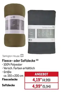 METRO Tarrington House Fleece- oder Softdecke Angebot