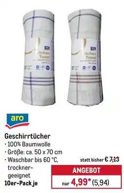 METRO aro Geschirrtücher Angebot