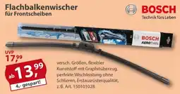 Sonderpreis Baumarkt Flachbalkenwischer für Frontscheiben BOSCH Angebot