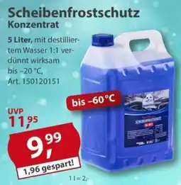 Sonderpreis Baumarkt Scheibenfrostschutz Konzentrat Angebot