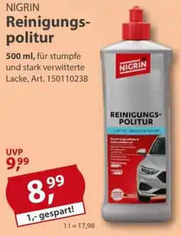 Sonderpreis Baumarkt NIGRIN Reinigungspolitur Angebot