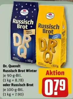 REWE Dr. Quendt Russisch Brot Angebot