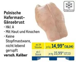 METRO Polnische Hafermast-Gänsebrust Angebot