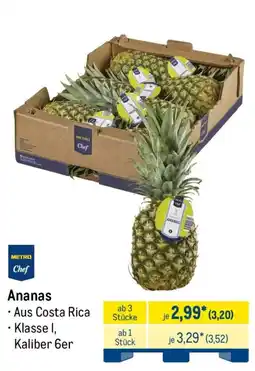 METRO Ananas Angebot