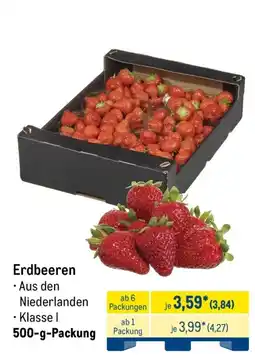 METRO Erdbeeren Angebot