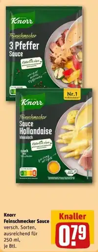 REWE Knorr Feinschmecker Sauce Angebot