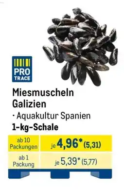 METRO PRO TRACE Miesmuscheln Galizien Angebot