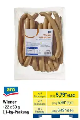 METRO aro Wiener Angebot