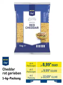 METRO METRO Chef Cheddar rot gerieben Angebot