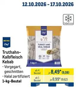 METRO METRO Chef Truthahn-Kalbfleisch Kebab Angebot