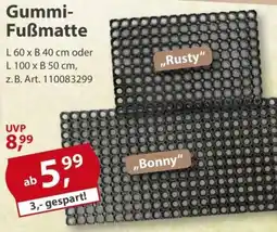 Sonderpreis Baumarkt Gummi-Fußmatte Angebot