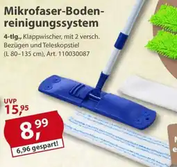Sonderpreis Baumarkt Mikrofaser-Bodenreinigungssystem Angebot