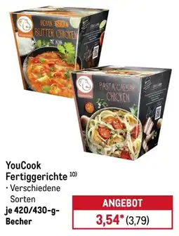 METRO YouCook Fertiggerichte Angebot